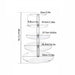 Clear Acrylic Round Cupcake Stand — 3/4/5 Tier Dessert Display for Wedding, Birthday & Christmas