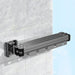 Aluminium Folding Wall-Mounted Drying Rack — Space-Saving Collapsible Clothes Hanger