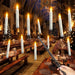 12-Pack Floating LED Taper Candles with Magic Wand Remote — Flameless Flicker Lights