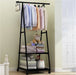 Multifunctional Movable Coat Rack Stand – Simple Plastic Clothes Hanger for Porch, Bedroom, Corridor, Dormitory
