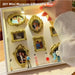 DIY Mini Museum Silhouette Box – Creative Memory Display Kit with Miniature Statues & Gold Frames
