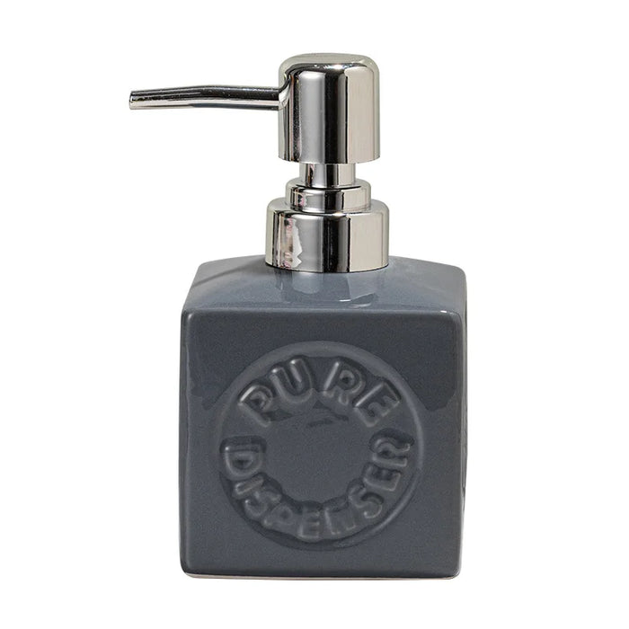 Ceramic 4-Piece Bathroom Organiser Set — Soap Dispenser, Lotion Bottle, Toothbrush Cup & Soap Dish