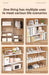 Adjustable Wardrobe Layered Shelves — Retractable Storage Rack for Closet, Cabinet and Shoe Organisation