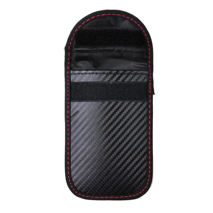 Car Key Signal Blocker Faraday Pouch – Dual-Pocket Key Fob Case