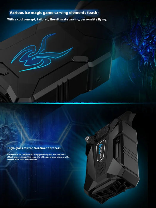 Portable Vacuum USB Laptop Cooler — External Extracting Fan for 15–17 inch Notebooks