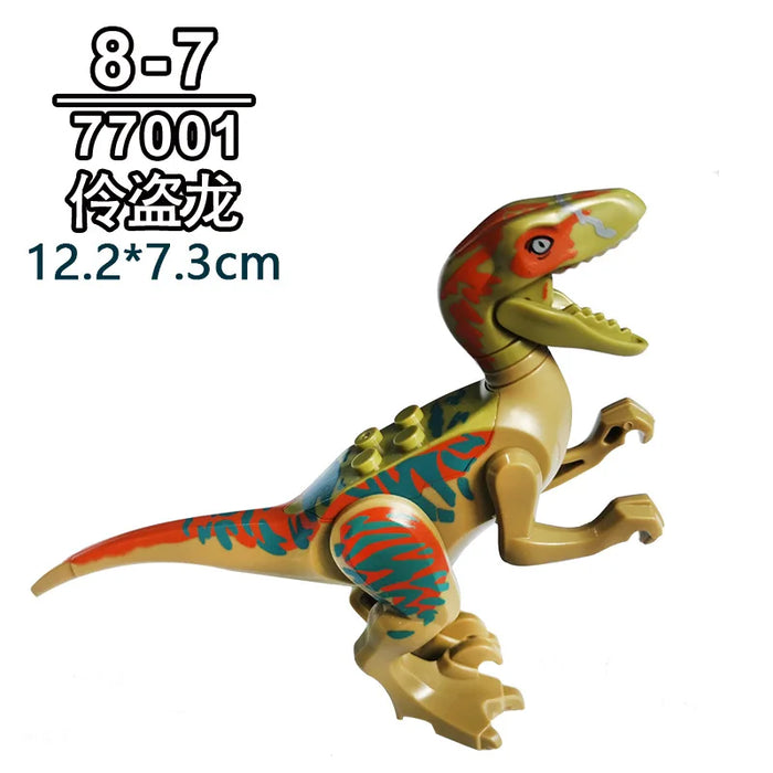 Tyrannosaurus Rex Building Block Figure — Jurassic Dinosaur Brick Toy (LEGO-compatible, 1pc)