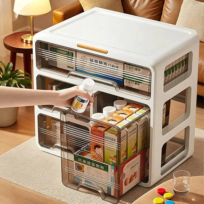 PP Multi-layer Medicine Organiser — Large Capacity Storage Box