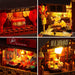 Retro Street-Food Book Nook DIY Wooden Miniature Kit — Shelf Insert