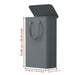 65L Covered Foldable Laundry Basket – Large Capacity, Space‑Saving & Portable