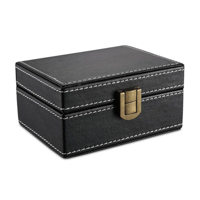 2x PU Signal-Blocking Pouches + Wooden Faraday Box | Car Key Fob RFID Security