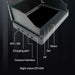 Portable 4.3in Fish Finder with 1080P Camera, 220° Wide Angle & Night Vision