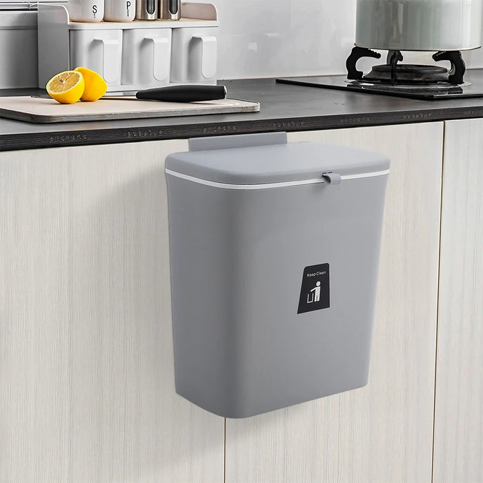 Kitchen Compost Bin — 9L Hanging Bin with Odour-Sealing Lid