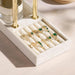 Two-Level T-Style Wooden Bangle Stand – Velvet-Lined Jewellery Display