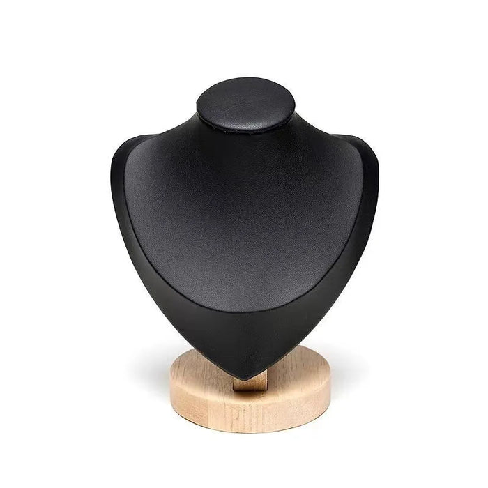 Wooden Jewellery Bust — Mannequin Necklace Stand and Display Prop