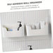 Punch-Free Wall-Mounted Plastic Storage Bin – Single Cabinet Door Organiser (S or L)
