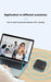 4x Omnidirectional Microphones Wireless Conference Speakerphone — USB & Bluetooth for PC/Laptop