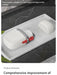 Portable Sealed Soap Box – Waterproof Travel Soap Dish with Draining Design, White 8×5×11cm