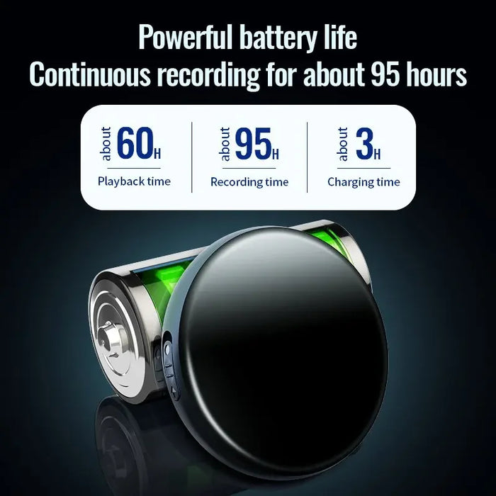 Digital Voice Recorder M29 — 4–64GB USB Rechargeable, Voice‑Activated MP3 Player