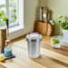 3L Stainless Steel Kitchen Compost Bin — Countertop Food Scrap Container with Odour‑Sealing Lid & Handle