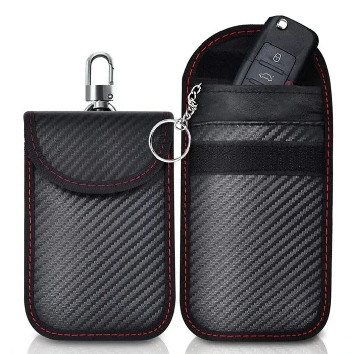 RFID Faraday Key Pouch – Signal‑Blocking Key Fob Protector for Keyless Entry