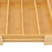 Adjustable Wooden Cutlery Tray Drawer Organiser — Expandable Divider