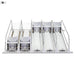 Canned Beverage Push Rack — Self-Pushing Fridge & Counter Organiser (310/380/410mm)