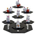 Hexagonal Acrylic Display Stand – Multi-Tier Storage for Jewellery, Cosmetics & Collectibles