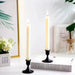 Vintage Elegant Tabletop Candle Holders – Metal & Aluminium, Single or 3‑Piece Sets