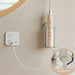 Wall‑Mounted Electric Toothbrush Holder — Clear Plastic Storage Rack