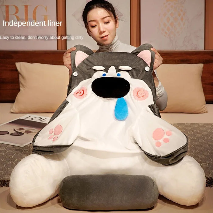 Cartoon Headboard Lumbar Pillow – Crystal Super Soft Bed & Sofa Back Cushion