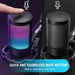 USB Condenser Gaming Microphone A6V — RGB, Pop Filter & Shock Mount