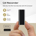 Ultra-slim Mini Voice Recorder — 4/8/16/32GB, One-button WAV/MP3 Player