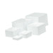 6pc Acrylic Buffet Risers — Stackable Hollow‑Bottom Display for Cupcakes & Desserts