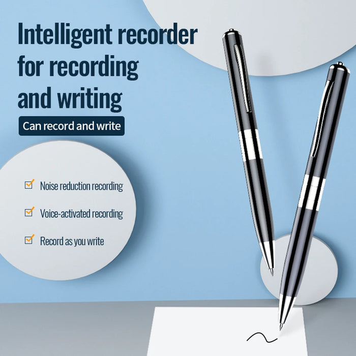 Voice‑Activated Recording Pen – Portable Digital Dictaphone with 15h Recording