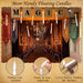 10/12 LED Floating Flameless Candles with Magic Wand Remote