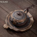 Japanese‑Style Gilt Iron‑Glaze Ceramic Teapot 250ml – Handmade Pu'er & Oolong Teaware