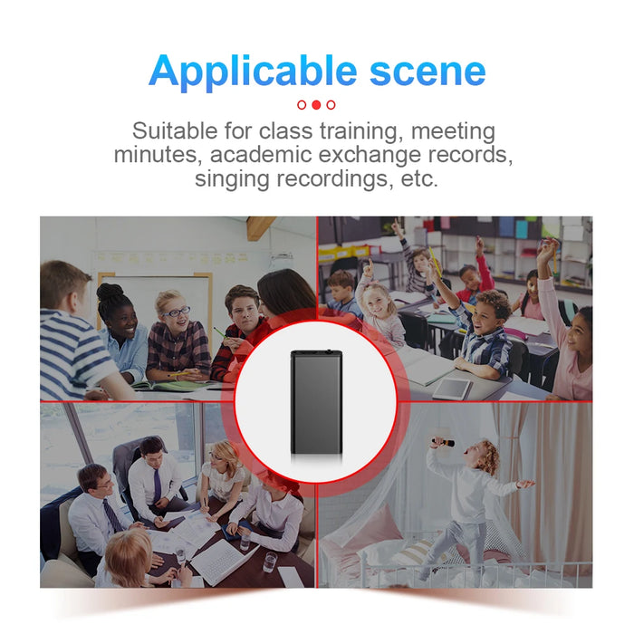Q1 Ultra‑Thin Mini Voice Recorder – Sound‑Activated WAV/MP3, 4–32GB