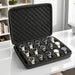 15-Slot Watch Case — Shockproof Foam & Hard-Shell Portable Storage (Black)