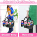 Large Cleaning Caddy Tote with Support Board & Multi-compartment Organiser