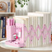 Retractable Metal Desktop Bookstand with Basket, Hooks & Removable Pen Holder