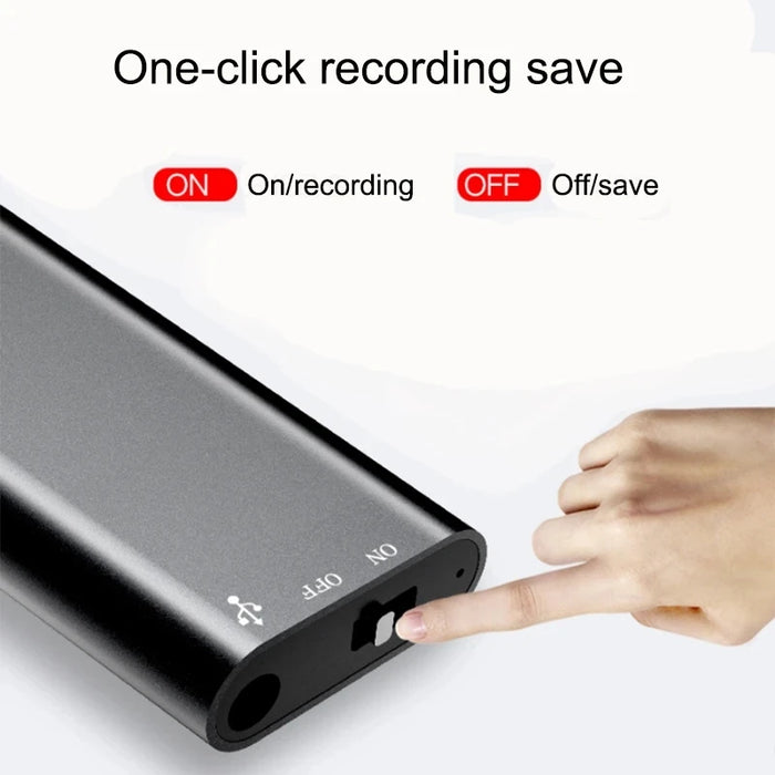 32GB Mini Voice Recorder – Voice-Activated Dictaphone & MP3 Player