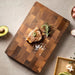 Large Wooden Chopping Board – Camellia Wood, Heavy‑Duty Grain (28 x 18 cm)