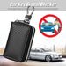 Portable RFID-Blocking Key Pouch — Zipped Faraday Case for Car Keys