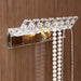 Necklace Storage Rack — 3/6/12/18pcs Wall-Mounted Anti-Tangle Jewellery Display with 8 Hooks