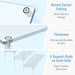 Transparent Acrylic Display Stand — 1–4 Tier Trapezoid Rack for Cupcakes, Perfume & Dolls