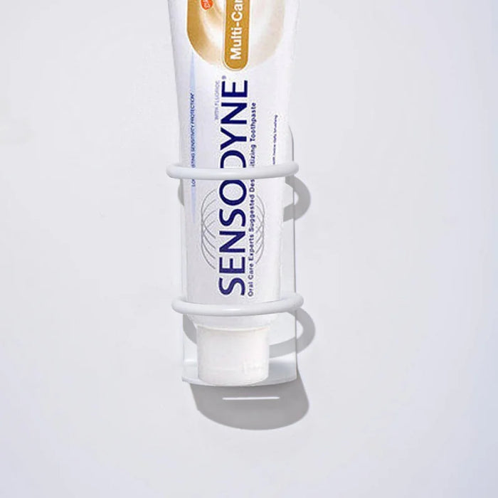 Punch-free Wall-mounted Toothbrush & Razor Holder — Wrought Iron, Self-adhesive