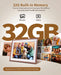 10.1-inch Wi‑Fi Digital Photo Frame — 1280×800 HD Touchscreen, 32GB, Wall‑mountable
