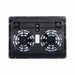 Laptop Cooling Pad with Twin Fans and Two USB Ports – Fits up to 17-inch (Blue)