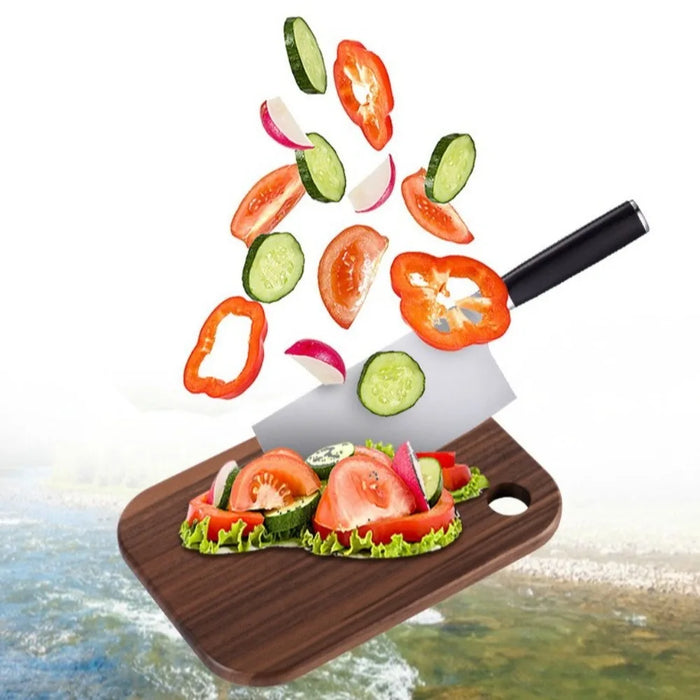 Walnut Double-sided Portable Cutting Board — S & L for 800/1000ml Lunch Box