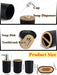 4‑Piece Bathroom Accessory Set – Plastic with Bamboo Toothbrush Holder, Cup & Soap Dish (1‑pc Lotion Dispenser option)